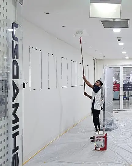 High-quality ceiling painting service in Singapore for a smooth look