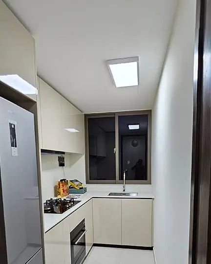 Professional kitchen painting service in Singapore with a fresh and clean finish