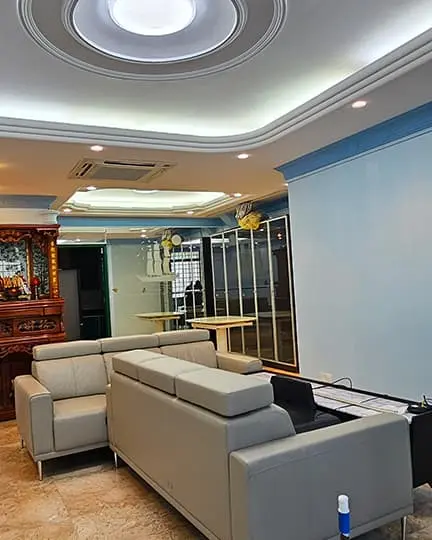Professional living room painting service for a fresh new look in Singapore